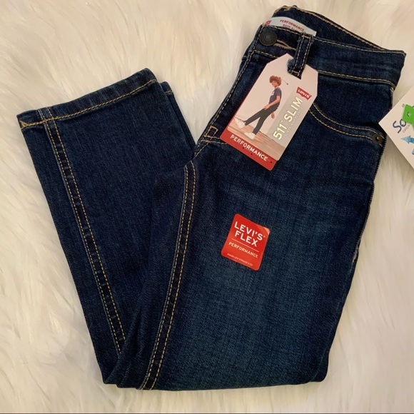 Levi’s 511 Slim Jeans - NWT- Boys Size 4 - Picture 3 of 16